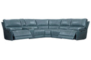 Parker Living Whitman - Powered By Freemotion 6 Piece Modular Power Reclining Sectional with Power Adjustable Headrests