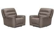 Parker Living Lawson - Sydney Brunette Zero Gravity Power Recliner Two Pack