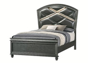 Crown Mark Furniture Adira King Upholstered Panel Bed in Silver B7880-K image