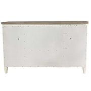 Parker House Americana Modern Bedroom Queen Platform Bed 2 Nightstands Dresser with Mirror and Chest