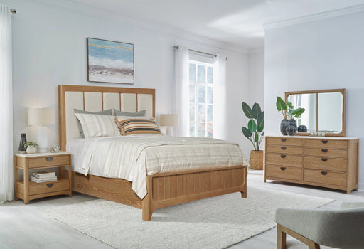 Parker House Escape - Bedroom King Panel Bed 2 Nightstands and Dresser with Mirror