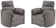 Parker Living Radius - Powered By Freemotion Cordless Power Swivel Glider Recliner Two Pack