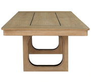 Parker House Escape - Dining 84 Inch Rectangular Extendable Table with Console and 8 Ladderback Chairs