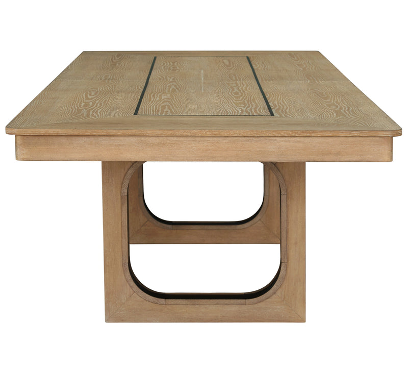 Parker House Escape - Dining 84 Inch Rectangular Extendable Table with Console and 8 Ladderback Chairs
