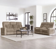 Parker Living Equinox Power Reclining Sofa with Drop Down Table