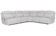 Parker Living Alpine - Airy Midnight 6 Piece Zero Gravity Power Reclining Sectional with Power Adjustable Headrests