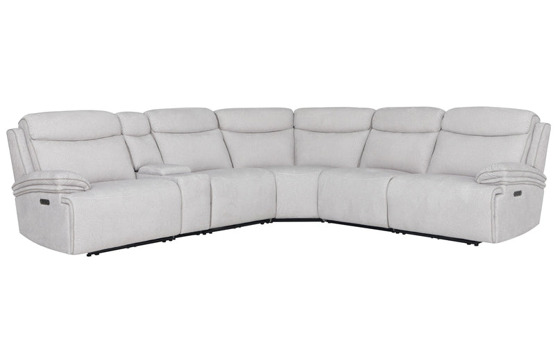 Parker Living Alpine - Airy Midnight 6 Piece Zero Gravity Power Reclining Sectional with Power Adjustable Headrests