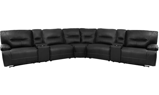 Parker Living Spartacus 7 Piece Modular Power Reclining Sectional with Power Adjustable Headrests
