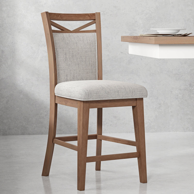 Parker House Americana Modern Dining Upholstered Counter Chair Two Pack
