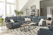 Parker Living Whitman - Powered By Freemotion 6 Piece Modular Power Reclining Sectional with Power Adjustable Headrests