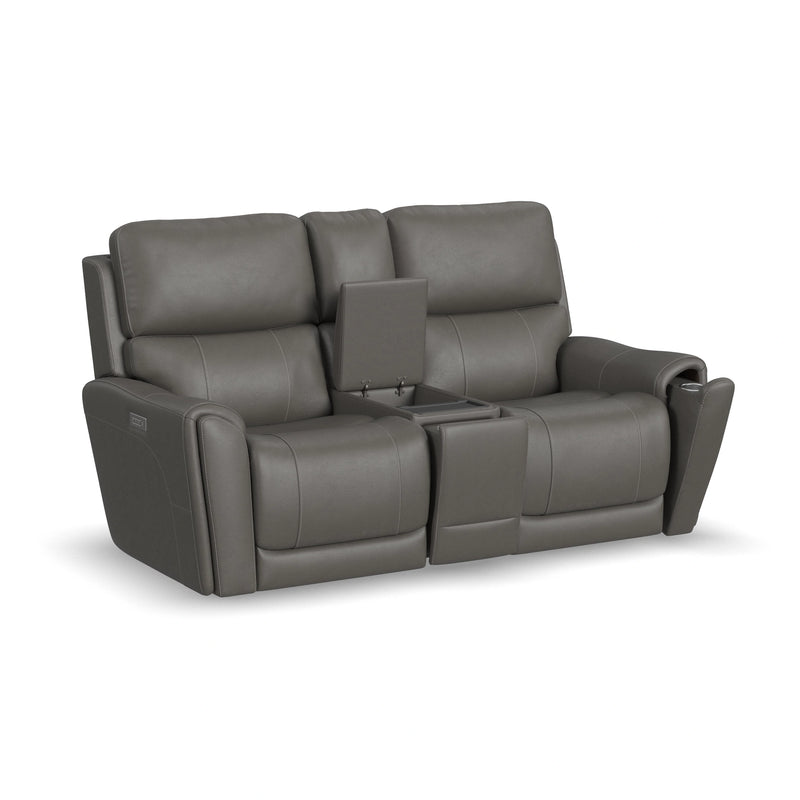 Carter Latitudes Power Reclining Loveseat with Console & Power Headrests & Lumbar - 5000006753