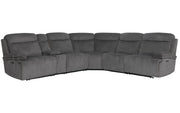 Parker Living Alpine - Airy Midnight 6 Piece Zero Gravity Power Reclining Sectional with Power Adjustable Headrests