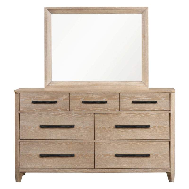 Parker House Breckenridge - Bedroom King Bed 2 Nightstands and Dresser with Mirror