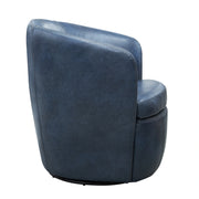 Parker Living Barolo 100% Italian Leather Swivel Club Chair Two Pack