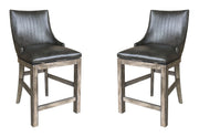 Parker House Lodge Dining Swivel Counter Sling Chair Two Pack