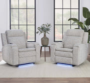 Parker Living Armstrong Power Recliner with Heat Massage and Auto-Glide Two Pack
