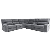 Parker Living Polaris 6 Piece Modular Power Reclining Sectional with Power Adjustable Headrests