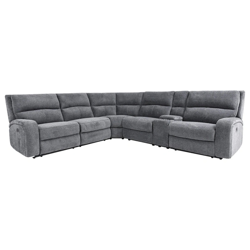 Parker Living Polaris 6 Piece Modular Power Reclining Sectional with Power Adjustable Headrests