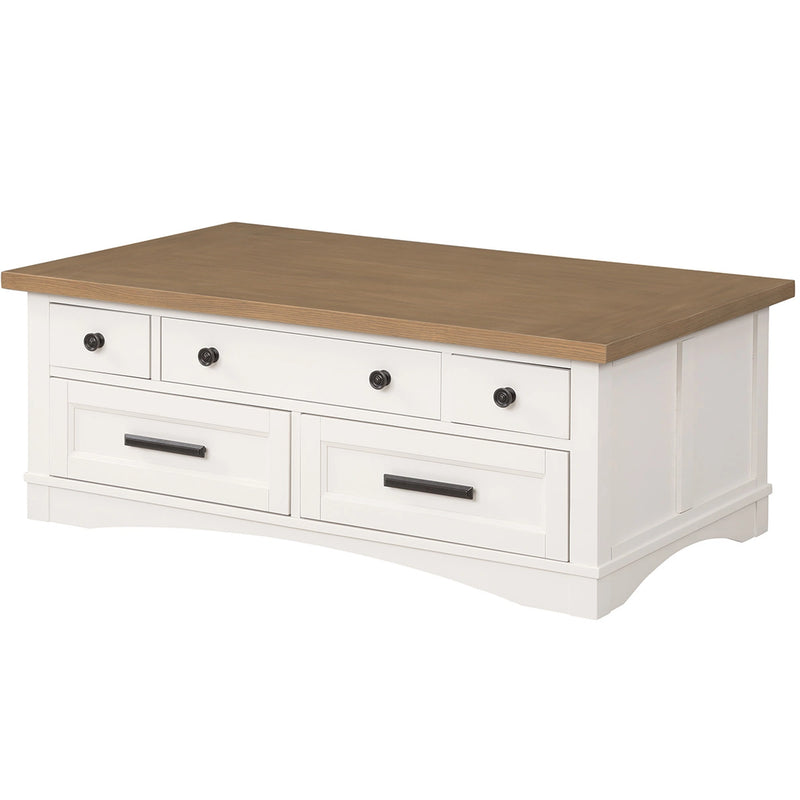 Parker House Americana Modern - Cotton Lift Top Cocktail Table with 2 End Tables