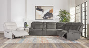 Parker Living Alpine - Airy Midnight 6 Piece Zero Gravity Power Reclining Sectional with Power Adjustable Headrests