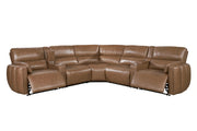 Parker Living Modesto 7 Piece Modular Power Reclining Sectional with Power Adjustable Headrests