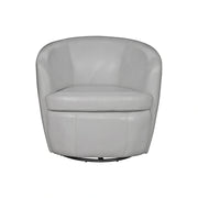 Parker Living Barolo 100% Italian Leather Swivel Club Chair Two Pack