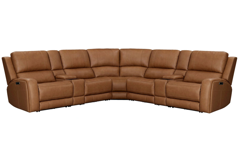 Parker Living Belmont 7 Piece Zero Gravity Power Reclining Sectional with Power Adjustable Headrests