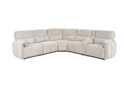 Parker Living Modesto 6 Piece Modular Power Reclining Sectional with Power Adjustable Headrests