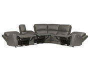 Parker Living Belmont 6 Piece Zero Gravity Power Reclining Sectional with Power Adjustable Headrests