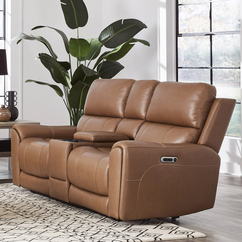 Parker Living Hancock Zero Gravity Power Reclining Console Loveseat P3