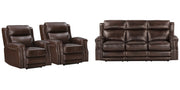 Parker Living Hensley Power Reclining Sofa and 2 Recliners