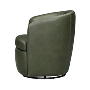 Parker Living Barolo 100% Italian Leather Swivel Club Chair Two Pack
