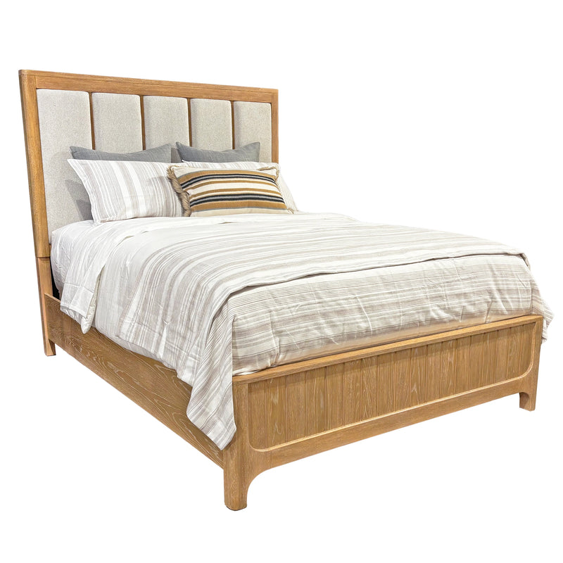 Parker House Escape - Bedroom Queen Panel Bed 2 Nightstands Dresser with Mirror and Chest