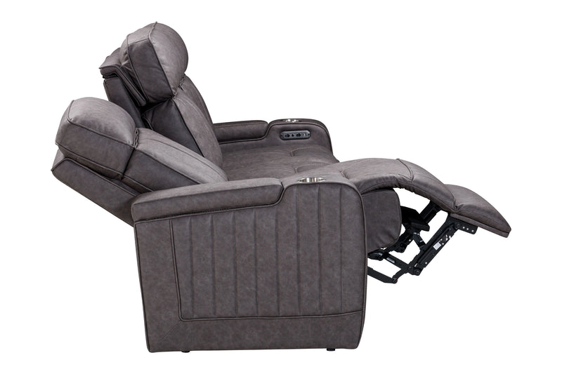 Parker Living Equinox Power Reclining Sofa with Drop Down Table