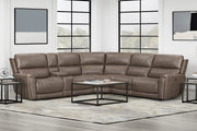 Parker Living Hancock 6 Piece Zero Gravity Power Reclining Sectional with Power Adjustable Headrests