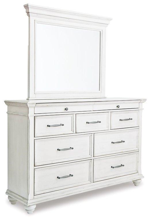 【archive】90s Gray デカ襟 Double set-up Kanwyn Dresser and Mirror — Garza Furniture (Corpus Christi