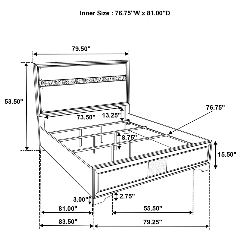 Miranda Panel Bed
