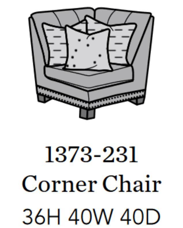 Flexsteel Latitudes Port Royal Leather Corner Chair