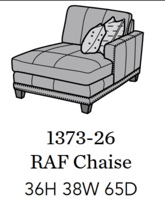 Flexsteel Latitudes Port Royal Leather RAF Chaise