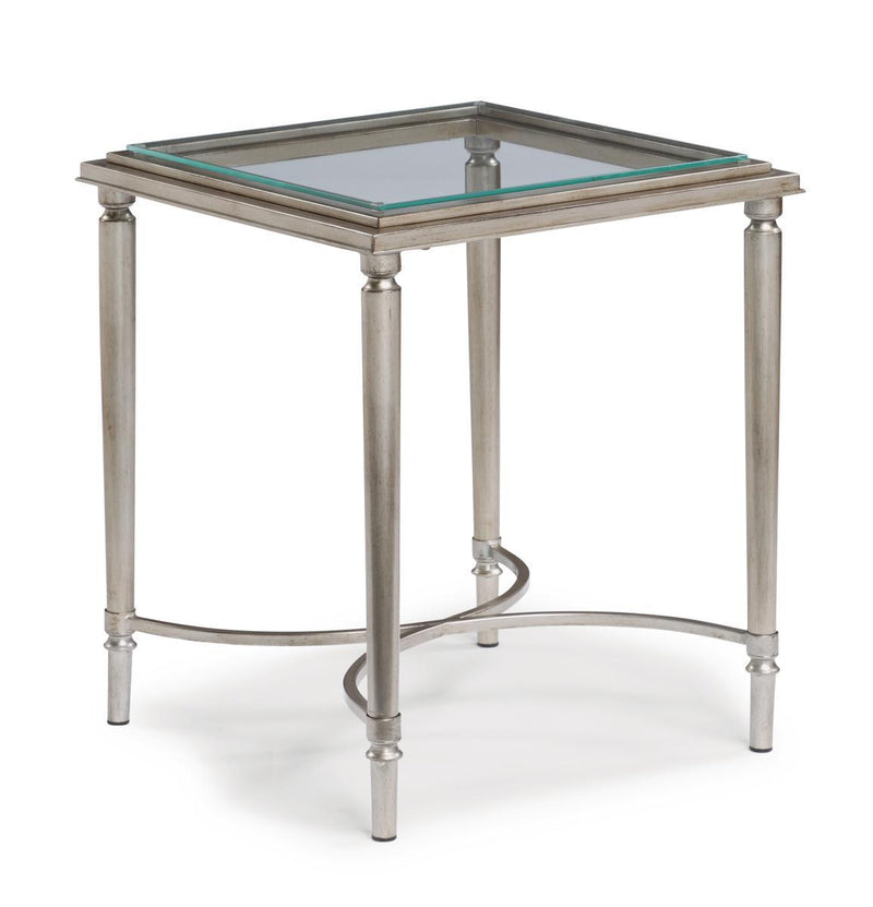 Flexsteel Piper Chairside Table in Gray