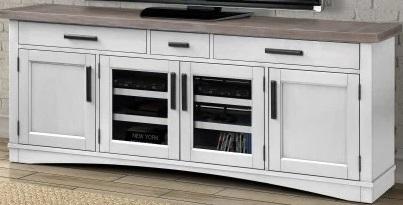 Parker House Americana Modern 76 in. TV Console in Cotton