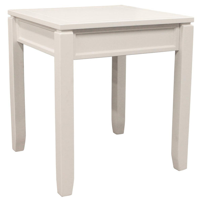 Parker House Boca 20 in. Corner Table in White