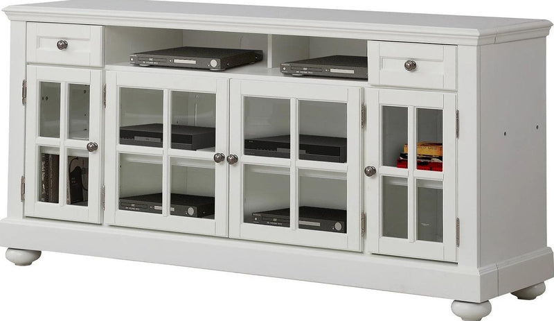 Parker House Cape Cod 63 in. TV Console in Vintage White