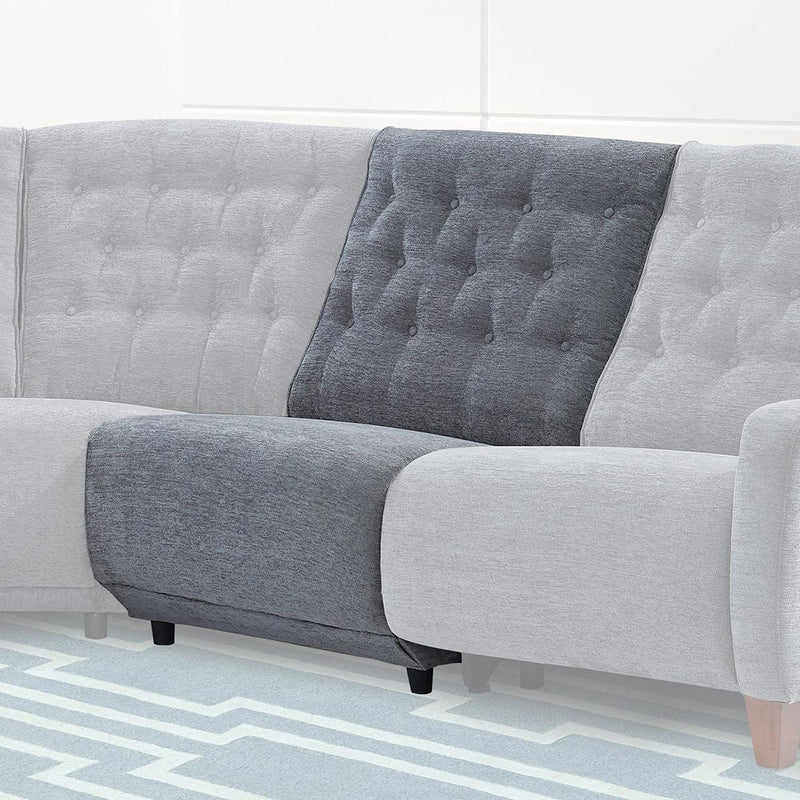 Parker House Chelsea Armless Chair in Willow Grey