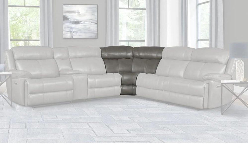 Parker House Furniture Eclipse Corner Wedge in Florence Heron