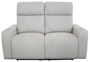 Parker House Orpheus Power Loveseat in Bisque