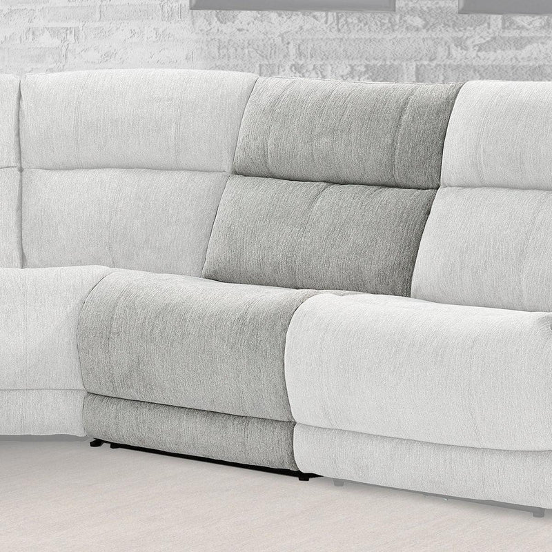 Parker House Spencer Armless Recliner in Tide Pebble