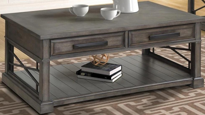 Parker House Sundance Cocktail Table in Smokey Grey
