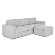 Flex Sofa with Wide Arm and Storage Ottoman - 5000003461