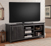 Parker House Durango Console with Sliding Door in Rustic Dark Pine
